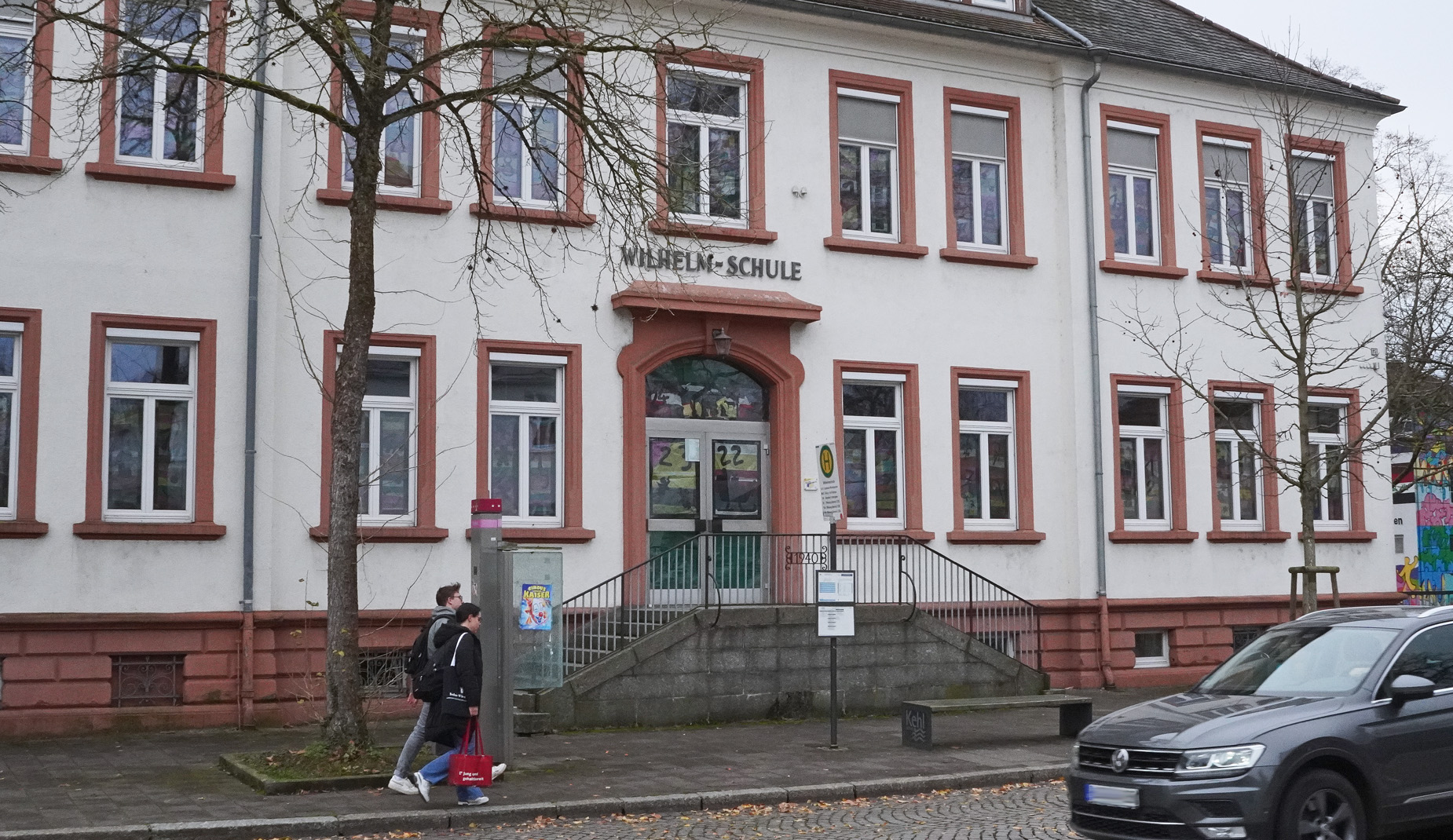 Außenaufnahme der Frontseite der Wilhelmschule